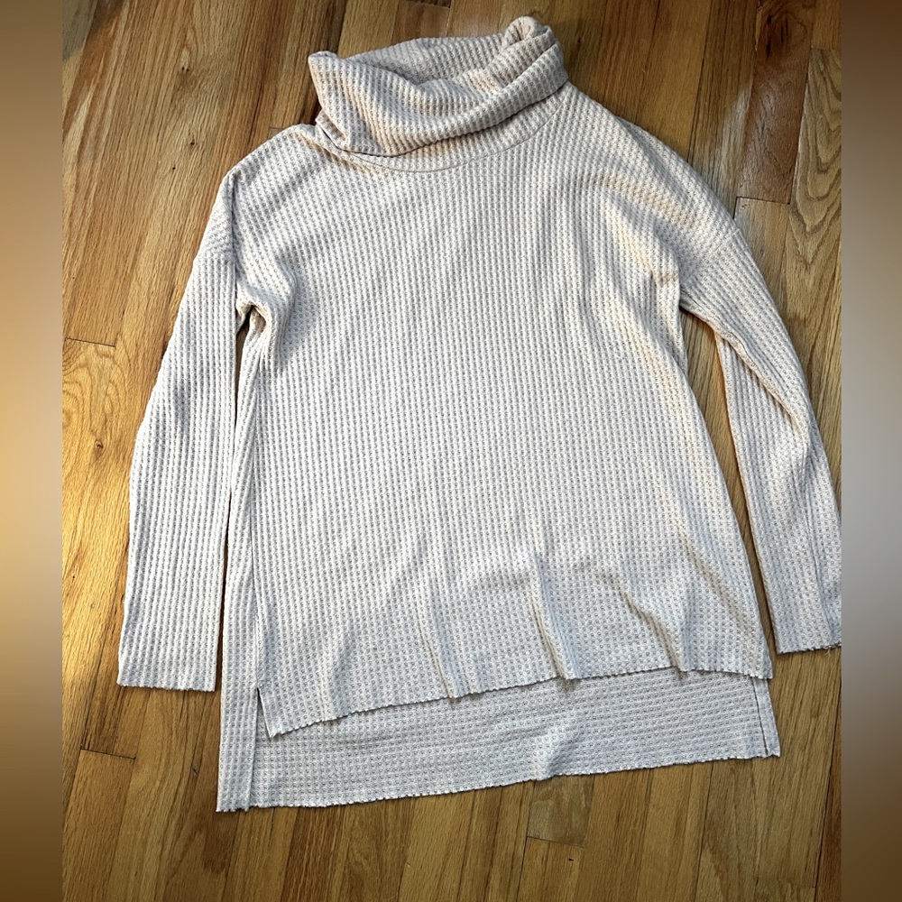 BP Cowl Neck Waffle Knit Sweater